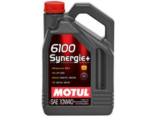 Load image into Gallery viewer, Motul 5L Technosynthese Engine Oil 6100 SYNERGIE+ 10W40 (Universal; Multiple Fitments)
