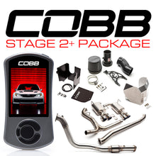 Load image into Gallery viewer, Cobb Stage 2 Plus Power Package (Titanium) w/ Stealth Black Intake - Subaru STi 2011-2014
