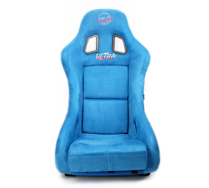 NRG FRP Bucket Seat ULTRA Edition - Medium (Blue Alcantara/Pearlized Back)