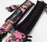 NRG SFI 16.1 5pt 3in. Seat Belt Harness/ Latch Link - Pink Camo