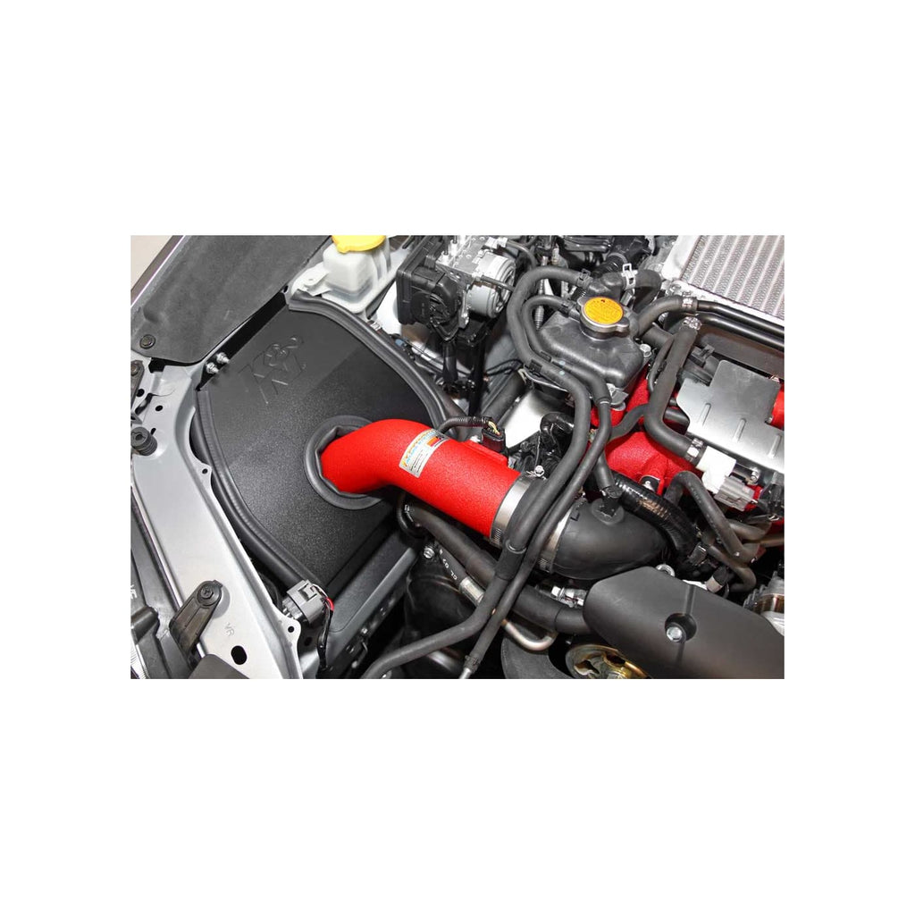 K&N Red Typhoon Short Ram Intake - Subaru STi 2015-2017