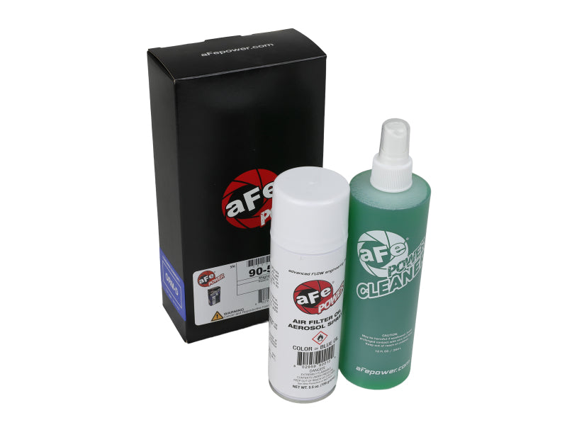 aFe Air Filter Restore Kit: 5.5 oz Blue Oil & 12 oz Power Cleaner - Universal