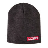 Cobb Tuning Bar Logo Knit Beanie - Gray w/ Red Logo