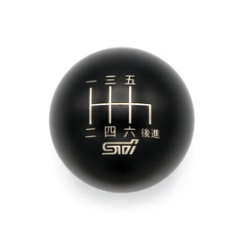 Billetworkz Gloss Red Weighted Japanese Engraving Shift Knob w/ STi Logo - Subaru STi 2004-2021