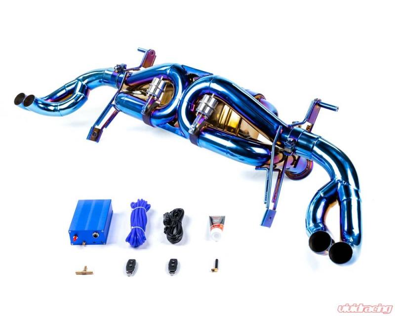 VR Performance Audi R8 2020+ Blue Titanium Exhaust System