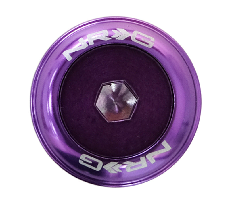NRG Fender Washer Kit w/Color Matched M8 Bolt Rivets For Plastic (Purple) - Set of 8