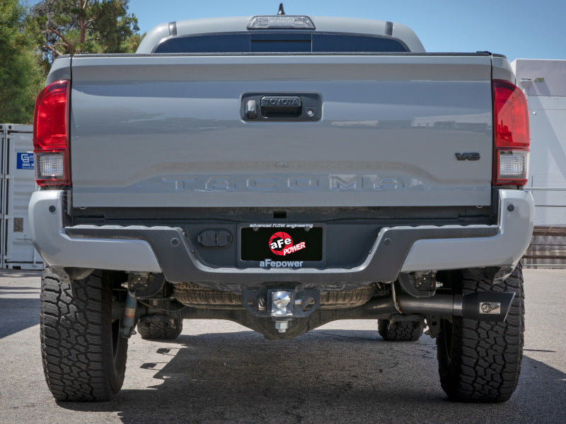 aFe 16-22 Toyota Tacoma Apollo GT Series 2.5in. - 3in. 409 SS Cat-Back Exhaust System w/ Black Tip