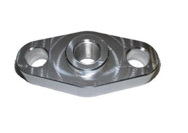 Torque Solution Billet Oil Feed Inlet Flange: Universal T3/T4 Turbos