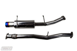Turbo XS Catback Exhaust w/ Blued Tips - Subaru WRX / STi 2002-2007