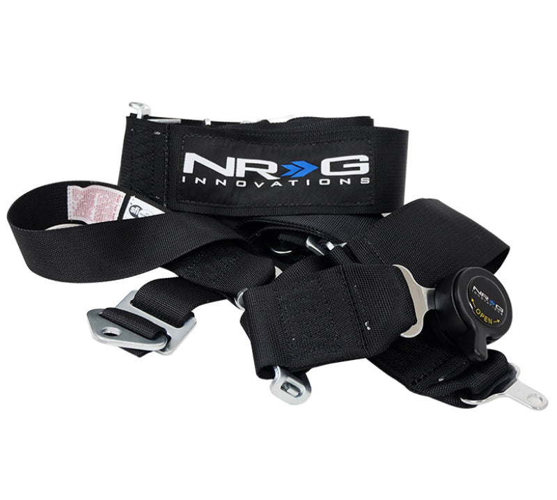 NRG SFI 16.1 5PT 3in. Seat Belt Harness / Cam Lock - Black – Patterson  Performance Parts