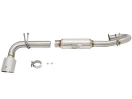 aFe Takeda 304SS 2-1/4in to 2-1/2in Axle-Back Exhaust w/ Polished Tip - Scion TC 2011-2016