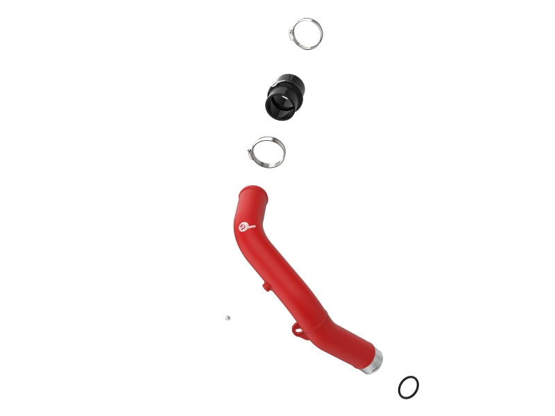 aFe BladeRunner 2-1/2 IN Aluminum Hot Charge Pipe Red 22-23 Subaru WRX H4-2.4L (t)