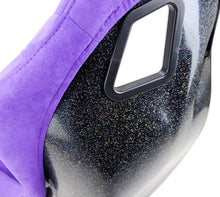Load image into Gallery viewer, NRG FRP Bucket Seat PRISMA Edition w/ Pearlized Back Purple Alcantara - Medium