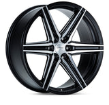 Vossen HF6-2 22x9.5 / 6x135 / ET20 / Deep Face / 87.1 - Brushed Matte Black