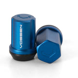 Vossen 35mm Wheel Lock Nuts (12x1.5; 19mm Hex; Cone Seat; Blue) Set of 4 - Universal