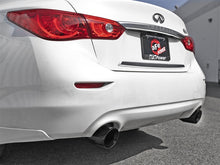 Load image into Gallery viewer, aFe Takeda 2.5in 304 SS Axle-Back Exhaust w/ Black Tips 16-18 Infiniti Q50 V6-3.0L (tt)