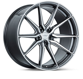 Vossen HF-3 Hybrid Forged Deep Gloss Graphite Polished Wheel - 5x114.3 19x9.5 +40