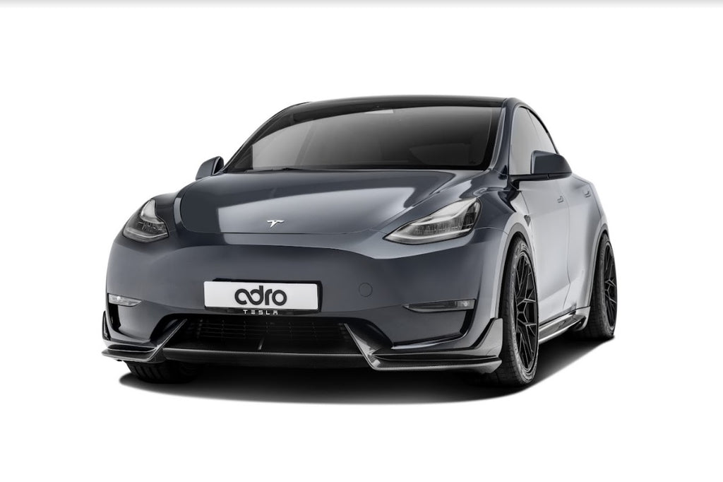 Adro Premium Prepreg Carbon Fiber Front Lip - Tesla Model Y 2020-2022