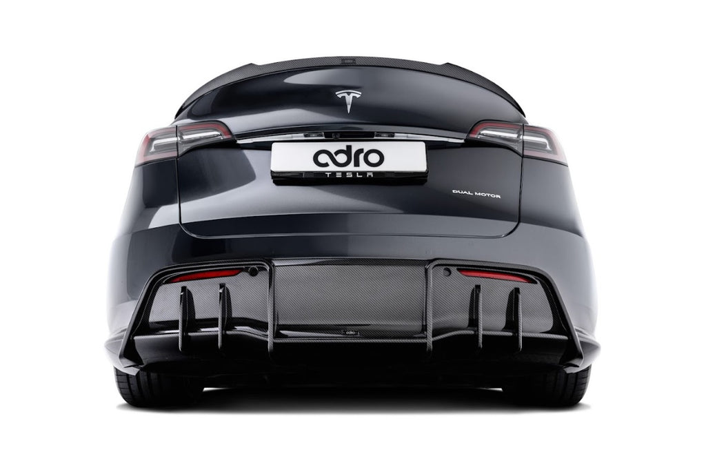 ADRO Aero Rear Diffuser (Dry Carbon Fiber), Body Kit Pieces for Tesla  Model 3
