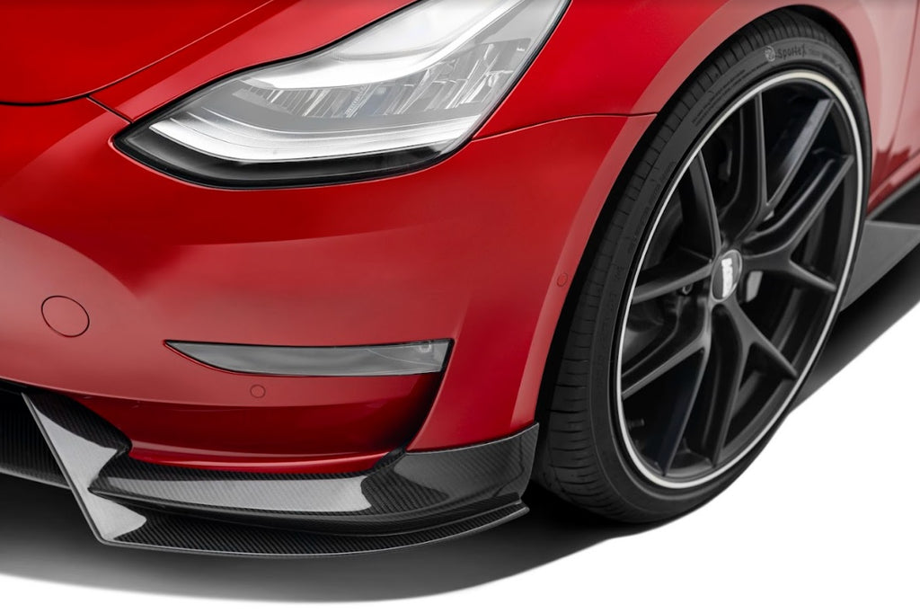 Adro Premium Prepreg Carbon Fiber Front Lip - Tesla Model 3 2017-2023