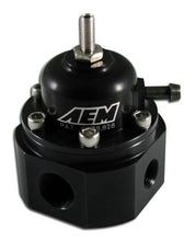 Load image into Gallery viewer, AEM Universal Black Adjustable Fuel Pressure Regulator - Universal
