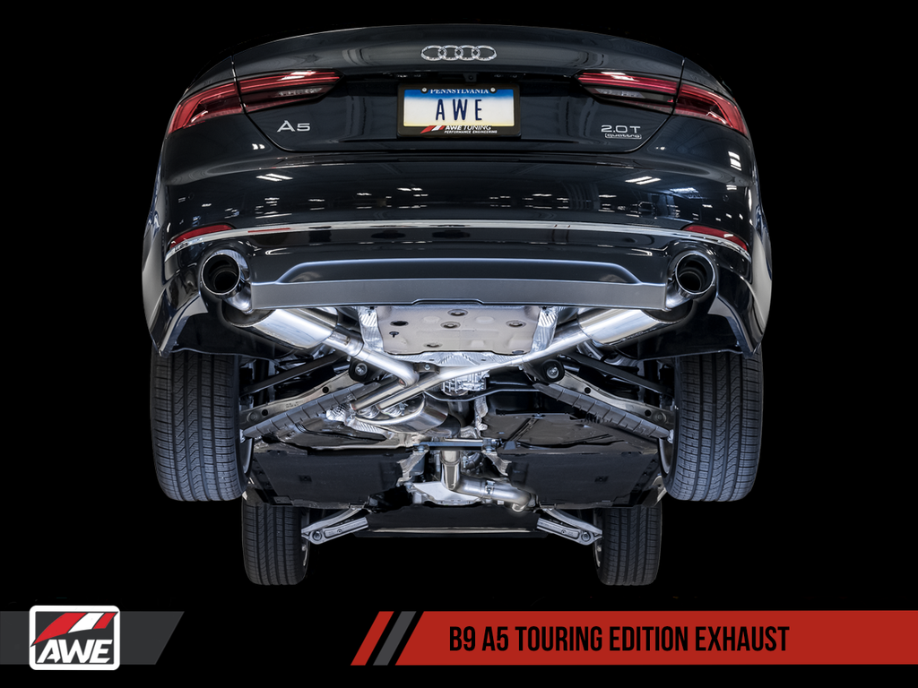 AWE Tuning Touring Edition Catback Exhaust - 2018 Audi A5 Coupe (B9)