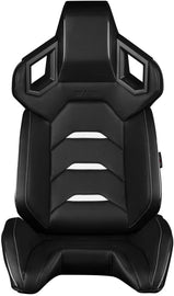 Braum Racing ALPHA-X Series Racing Seats (Pair; Black / White)