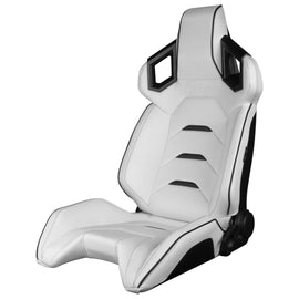 Braum Racing ALPHA-X Series Racing Seats (Pair; White / Black)