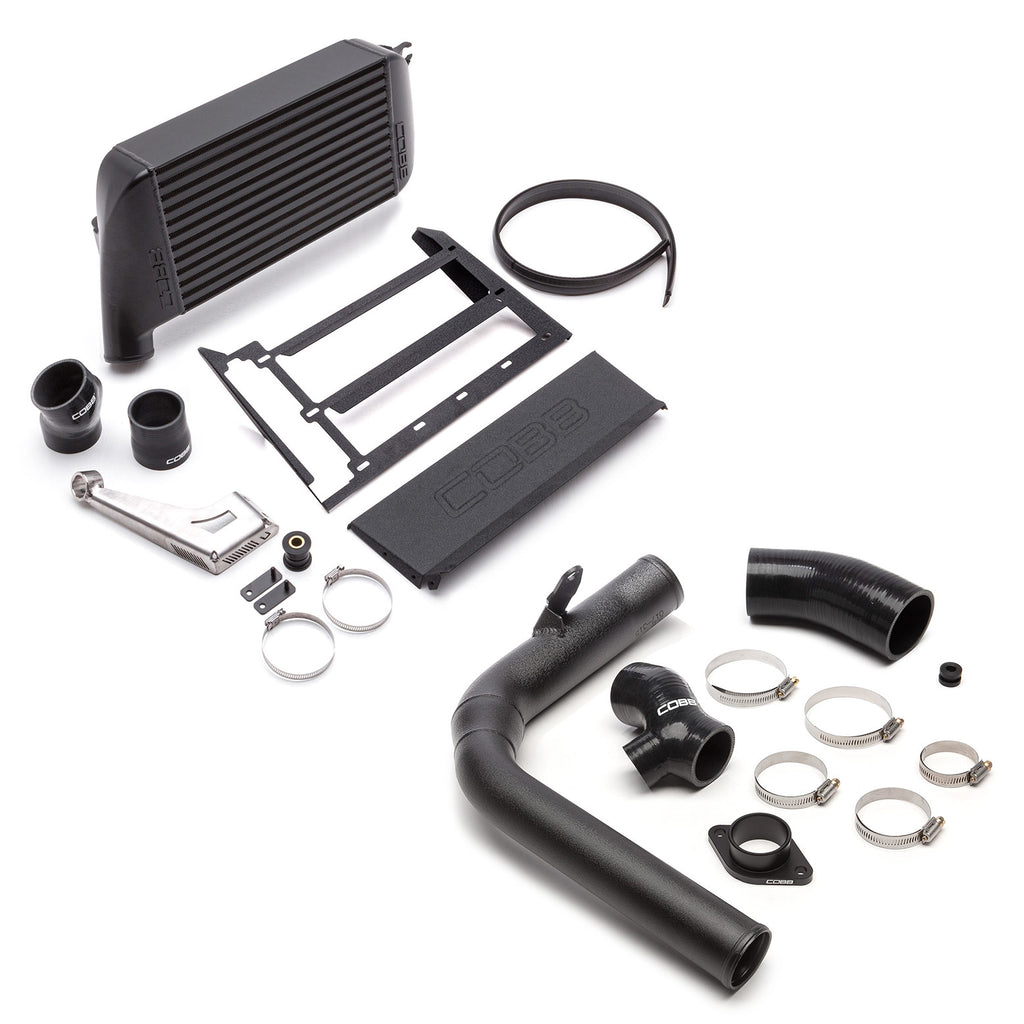 Cobb Top Mount Intercooler Kit (Black) - Subaru WRX 2015-2021