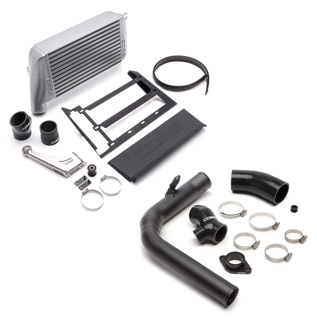 Cobb Top Mount Intercooler Kit (Silver) - Subaru WRX 2015-2021