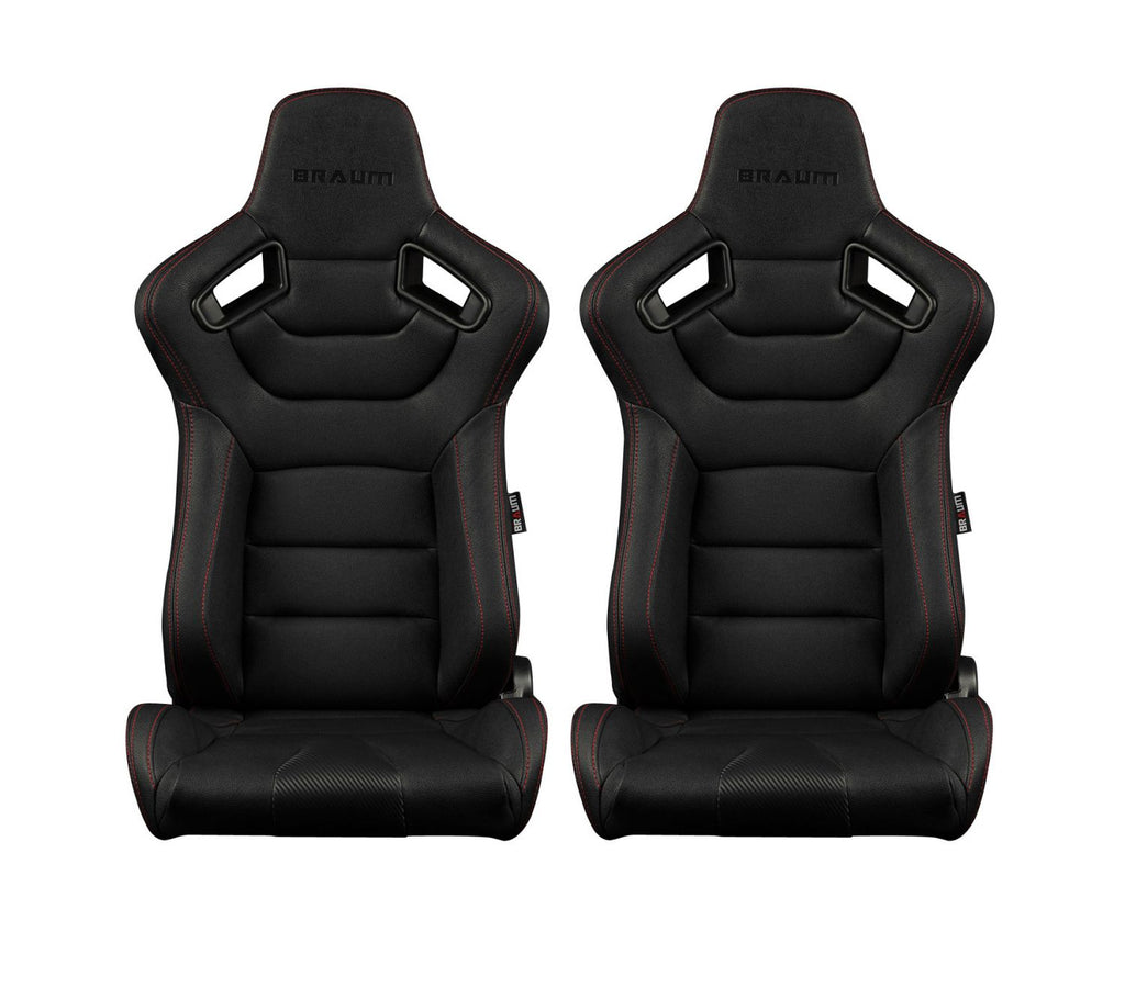 Braum Racing ELITE Series Racing Seats (Pair; Select Stitching)