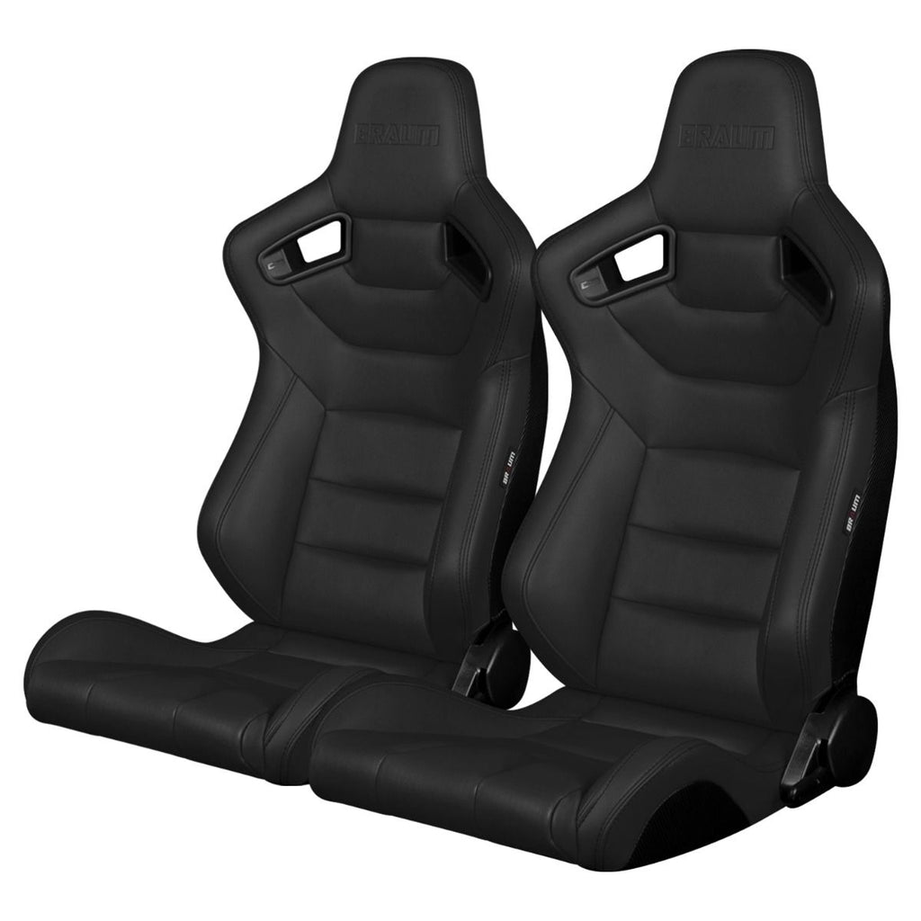 Braum Racing ELITE Series Racing Seats (Pair; Charcoal Gray)