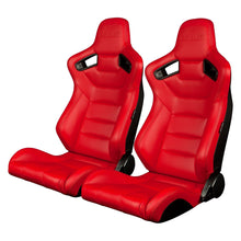 Load image into Gallery viewer, Braum Racing ELITE Series Racing Seats (Pair; Red)