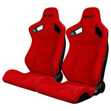 Load image into Gallery viewer, Braum Racing ELITE Series Racing Seats (Pair; Red Cloth)