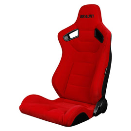 Braum Racing ELITE Series Racing Seats (Pair; Red Cloth)