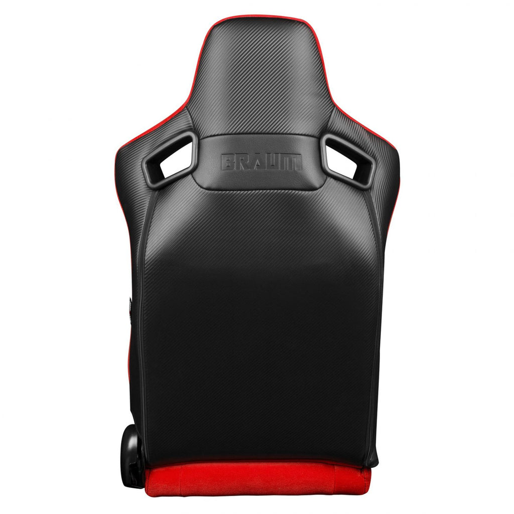 Braum Racing ELITE Series Racing Seats (Pair; Red Cloth)