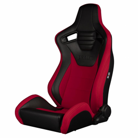 Braum Racing ELITE-S Series Racing Seats (Pair; Black | Red)