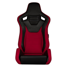 Braum Racing ELITE-S Series Racing Seats (Pair; Black | Red)