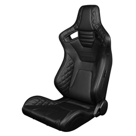 Braum Racing ELITE-X Series Racing Seats (Pair; Diamond Edition / Grey Stitching)