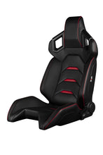 Load image into Gallery viewer, Braum Racing ALPHA-X Series Racing Seats (Pair; Black / Red)