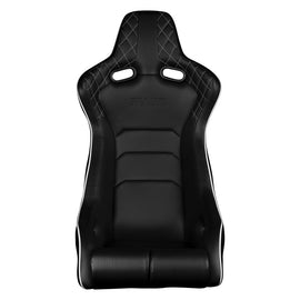 Braum Racing VENOM X Series Fixed Back Racing Seats (Single; Diamond Edition / White Piping)