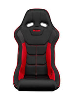 Load image into Gallery viewer, Braum Racing FALCON X Series FIA Approved Fixed Back Racing Seats (Single; Black / Red)