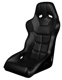 Braum Racing FALCON X Series FIA Approved Fixed Back Racing Seats (Single; Black Leatherette)