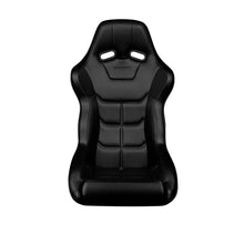 Load image into Gallery viewer, Braum Racing FALCON X Series FIA Approved Fixed Back Racing Seats (Single; Black Leatherette)