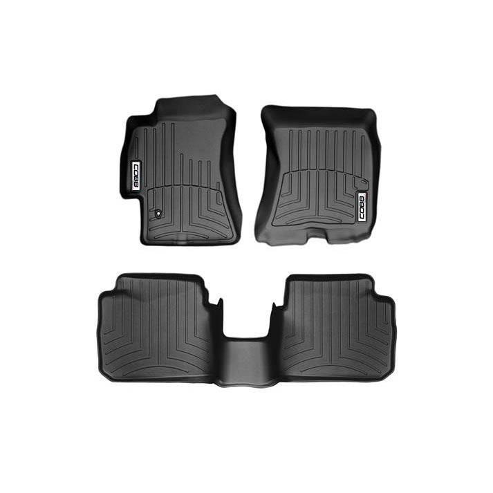 COBB x WeatherTech Front and Rear FloorLiners (Black) - Subaru Legacy GT / Outback XT 2005-2009