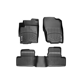 COBB x WeatherTech Front and Rear FloorLiners (Black) - Mitsubishi Evolution X 2008-2015 / Ralliart 2009-2015
