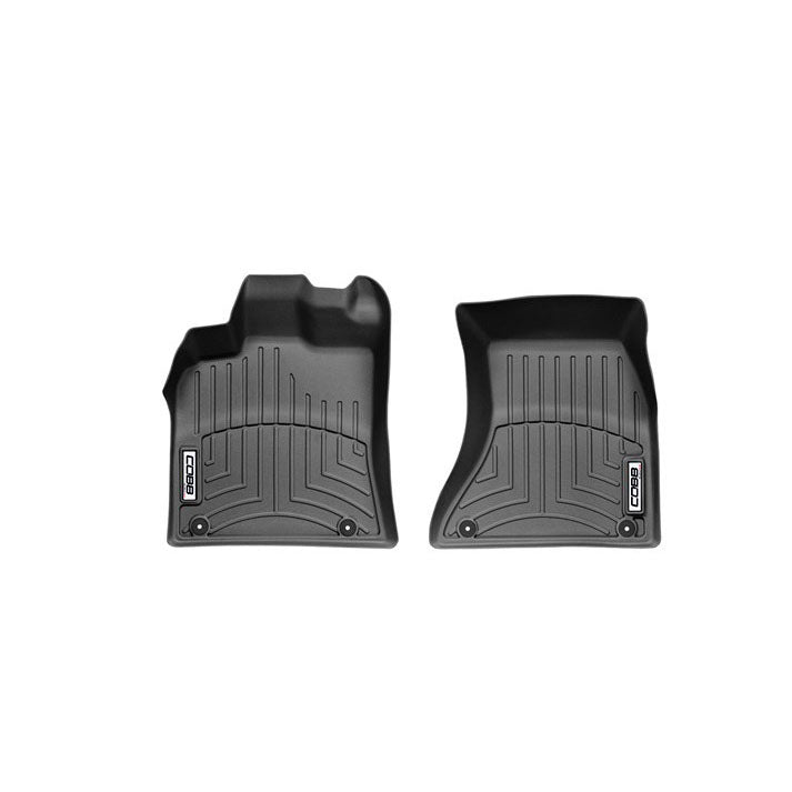 COBB x WeatherTech Front & Rear FloorLiner (Black) - Porsche Macan S / Turbo / GTS 2015-2021