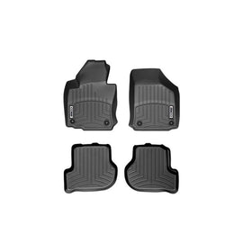 COBB x WeatherTech (Round Floor Retention) Front and Rear FloorLiners (Black) - Volkswagen GTI 2010-2014