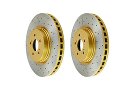 DBA Street Series Drilled & Slotted Front Rotors (Pair) - Subaru STI 2004-2017