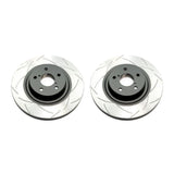 DBA T2 Street Series Rear Slotted Rotors (Pair) - Subaru WRX 2006-2007 / Legacy GT 2005-2009